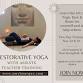 Restorative Yoga with Assists Teacher Training event image