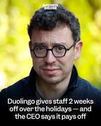 At a time when many companies are rolling back flexible work arrangements  and scrutinizing productivity, Duolingo's approach stands out. (Credit:  Getty Images) #pto #holidays #flexiblework