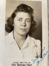 For the Westons and Buxtons associated with Obed and Ina Weston, here are  some sweet memories. Picture one is Iverna Weston in a Hot Springs High  School picture 1947