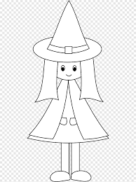 You don't need a special pan to put together this fun witch cake using a packaged cake mix, prepared frosting and assorted candies. Witch Drawing Coloring Book Halloween Cat Broom Coloring Pages Angle White Png Pngegg