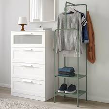 Nikkeby Clothes Rack Gray Green 17 3 4x66 7 8 Ikea Clothing Rack Portable Closet Clothes Stand