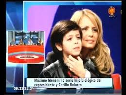 Cecilia bolocco , miss universe 1987. Maximo Menem No Seria Hijo Biologico Del Expresidente Y Cecilia Bolocco 12 02 2015 Youtube