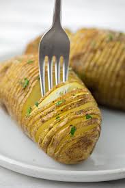 The skin was like a potato chip. Hasselback Potatoes Recipe Life Made Simple