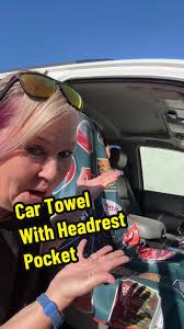 Car Towel with Headrest Pocket: Protection for Hot and Cold Seats
