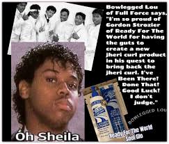 Bowlegged Lou /Full Force... Congratulations to Ready For The World group  member Gordon P. Strozier. Best wishes