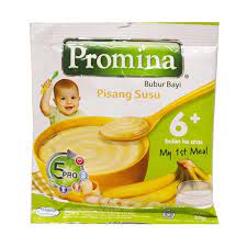 Data yang disajikan di atas merupakan data yang terdapat pada kemasan 100 g (4 sachet @ 25 g) dengan takaran saji 25 g (4 sajian per kemasan). Jual Promina Bc Banana Milk Cereal Bayi 20 G Kemasan Sachets Murah Mei 2021 Blibli