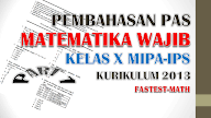 Beli matematika kelas 12 online berkualitas dengan harga murah terbaru 2021 di tokopedia! Soal Pas Matematika Wajib Dan Peminatan Kelas 12 Xii Sma Mipa Ips Semester 1 Kurikulum 2013 Beserta Pembahasannya Fastest Math