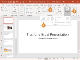 How To Compare Powerpoint Presentations Customguide