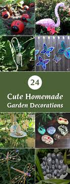 24 Cute Homemade Garden Decorations Homemade Garden Decorations Diy Garden Projects Garden Crafts