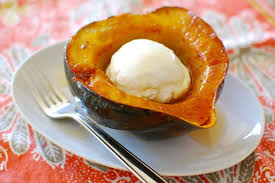 Maple Chipotle Acorn Squash Recipe With Acorn Squash Orange Juice Chipotle Paste Maple Syrup Greek Yogurt Salt Easy Eat Recipes Acorn Squash Recipes