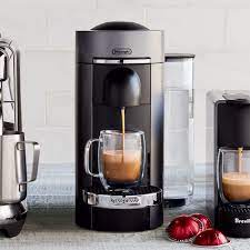 A latte is made using espresso and steamed milk. Nespresso Vertuoplus By De Longhi Sur La Table