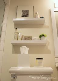 The shelves are 36 wide and will sit on the brackets shown in the picture. Shelves Above Toilet Ideas On Foter