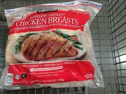 Metro bacon wrapped chicken breast medallions redflagdeals com. Kirkland Signature Chicken Breast Bl Sl 6 5 Pound Bag Costcochaser