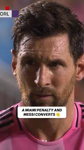 A penalty is given to Inter Miami and Lionel Messi buries it in the back of  the net 😮‍💨 🎥: Major League Soccer (MLS)