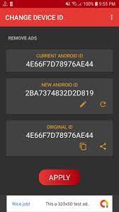 You can make random id with only . Change Device Id For Android Apk Download