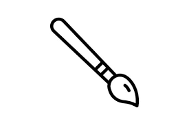 Painting paintbrush svg cuttable designs. Paint Brush Graphic By Re Stock Creative Fabrica