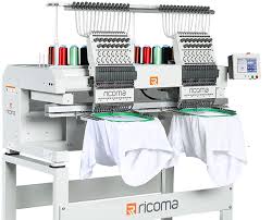 Commercial embroidery machines have become a household name because of the growing camfive emb ht1501 single head commercial embroidery machine is the best commercial. Ricoma Mt1502 Twin Head Commercial Embroidery Machine
