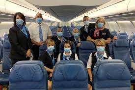 Are commonly used term instead of steward or stewardess. Pax Photos Scenes From Transat S Return To The Skies After A 112 Day Shutdown
