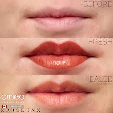 Lip Tattoo Lip Blush Healed By Rouge Ink Artistry Www Rouge Ink Lip Blush Lip Blush Healing Lip Blushing