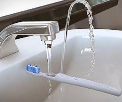 water fountain toothbrush