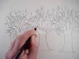 How To Draw Trees Line V Line V Line V Tree Drawing Drawings Art Tutorials