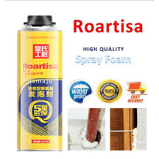 Roartisa High Quality Expanding Foam Spray Foam 500ml Wall Filler Fast Wall Crack Repair Polyurethane Foam Pu Foam Spray Shopee Malaysia