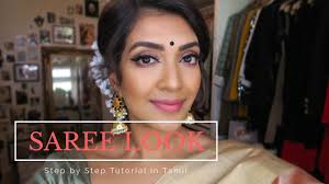 Saree Look Tutorial In Tamil Vithya Hair And Makeup Artist Youtube saree look tutorial in tamil vithya hair and makeup artist