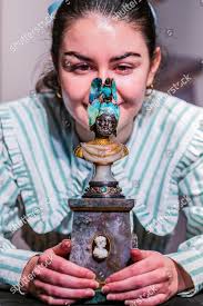 Wilhelm Schmidt Boulder Opal Gem-set Hardstone Editorial Stock Photo