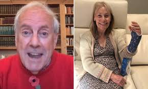 He was known for his collection of jumpers, of which some were sold in a charity auction. Gyles Brandreth Reveals He Accidentally Broke His Wife Michele S Wrist Daily Mail Online