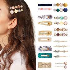 Bangcool 120pcs hair clips for girls assorted colors 2 inch drop shape hair barrette pins metal snap hair clip hair accessories for baby girls kids women. Amazon Com Innogear 30 Pcs Hair Clips Fashionable Hair Barrettes Set Stylish Hairpins For Women Ladies Girls Party Wedding Daily Hair Styling Accessories Beauty Personal Care
