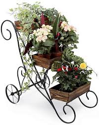 Pflanztreppe Blumentreppe Blumenetagere Nostalgie Wagen Zimmerpflanzen Dekor Pflanzen Dekor Schmiedeeisen Dekoration