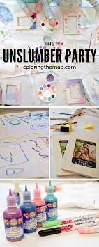 The Non Sleepover Slumber Party Coloring The Map Sleepover Birthday Parties Girls Birthday Party Themes Girl Birthday Themes