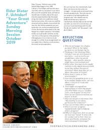 Bishops Storehouse Order Form 2019 Your Great Adventure Elder Uchtdorf S General Conference 2019 Talk Relief Society Lessons General Conference Relief Society Lesson Helps