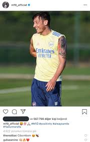 Türkiye denince akla ilk g.saray gelir. Club Regista On Twitter Sol Koluna Aslan Dovmesi Yaptiran Mesut Ozil In Gonderisine Bacary Sagna Nin Yorumu Cimbombom