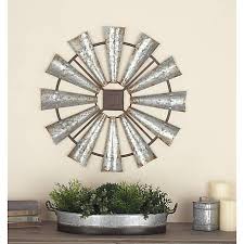 Where windmill wall decor can be used? Harper Willow Indoor Outdoor Metal Decorative Windmill Wall Decor 30 In X 30 In 22615 At Tractor Supply Co