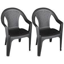 Best gartenstuhl »florida« kunststoff, stapelbar, blau für 97,46€. Multistore 2002 2 Stuck Garten Stapelstuhl Rattan Look Gartenstuhl Gartensessel Kunststoff Schwarz Terrassenmobel Balkonmobel Sidra Hospital