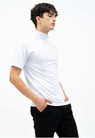 Kaos oblong putih polos leher tinggi, lengan pendek. Jual House Of Cuff Turtle Neck Shirt Kerah Tinggi Lengan Pendek Putih Kaos Polos Houseofcuff Original Zalora Indonesia