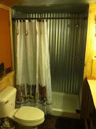 Corrugated metal has long been the preferred material for roofing in the case of agricultural and industrial building but lately it also became a popular corrugated metal panels are suitable roofs as well as for exterior walls, offering a series of important advantages over other materials, such as the. Rustic Galvanized Metal Bathroom Shower Bathroom Remodel Cost Rustic Bathroom Shower Shower Remodel
