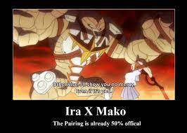 Ira X Mako by neogoki on deviantART | Kill la kill mako, Gamagori, Kill la  kill art