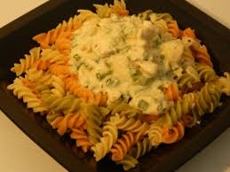 No dejes que la pasta se ponga demasiado blanda. Pasta Con Pollo En Salsa Blanca