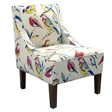 Bird Watch Accent Chair Furniture Fabric Armchairs Upholstered Accent Chairs