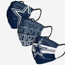 Dallas Cowboys Matchday 3 Pack Face Cover Dallas Cowboys Outfits Dallas Cowboys Cowboys