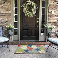 But dash also likes using it's made of a combination of durable jute rope and wool, and it's so pleasing on the eye, she says. Natural Coir Doormat Nautical Star Fish Design 30 X 18 Gauri Kohli Home Living