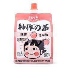 神作の茶清甜白桃乳茶- Weee!