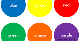 8 colors for kids basic color circles simple fun for kids