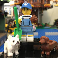 Lego Cmf Series 19 Dog Walker Minifigure Brick Land