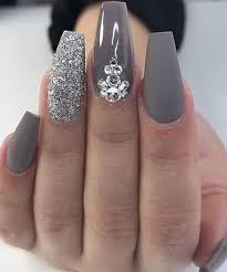 26 Overwhelming Crystal Jeweled Nail Art Designs Styles Beat Nail Jewels Acrylic Nails Stiletto Nail Designs