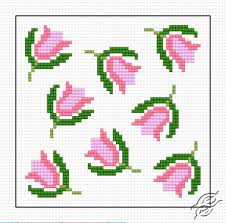 An easy to do free cross stitch biscornu pattern for beginners.contains only full stitches.you can use this motif for borers and other craft projects.you can stitch one of the motifs as a miniature biscornu 25 x 25 stitches. Free Patterns Ornaments Gvello Stitch