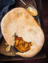 Butter Chicken Pie With Naan Crust Recipe Recipes Chicken Pie Recipe Butter Chicken