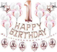 Bol Com Eerste Verjaardag Meisje Versiering Happy Birthday Verjaardag Versiering Meisje Met